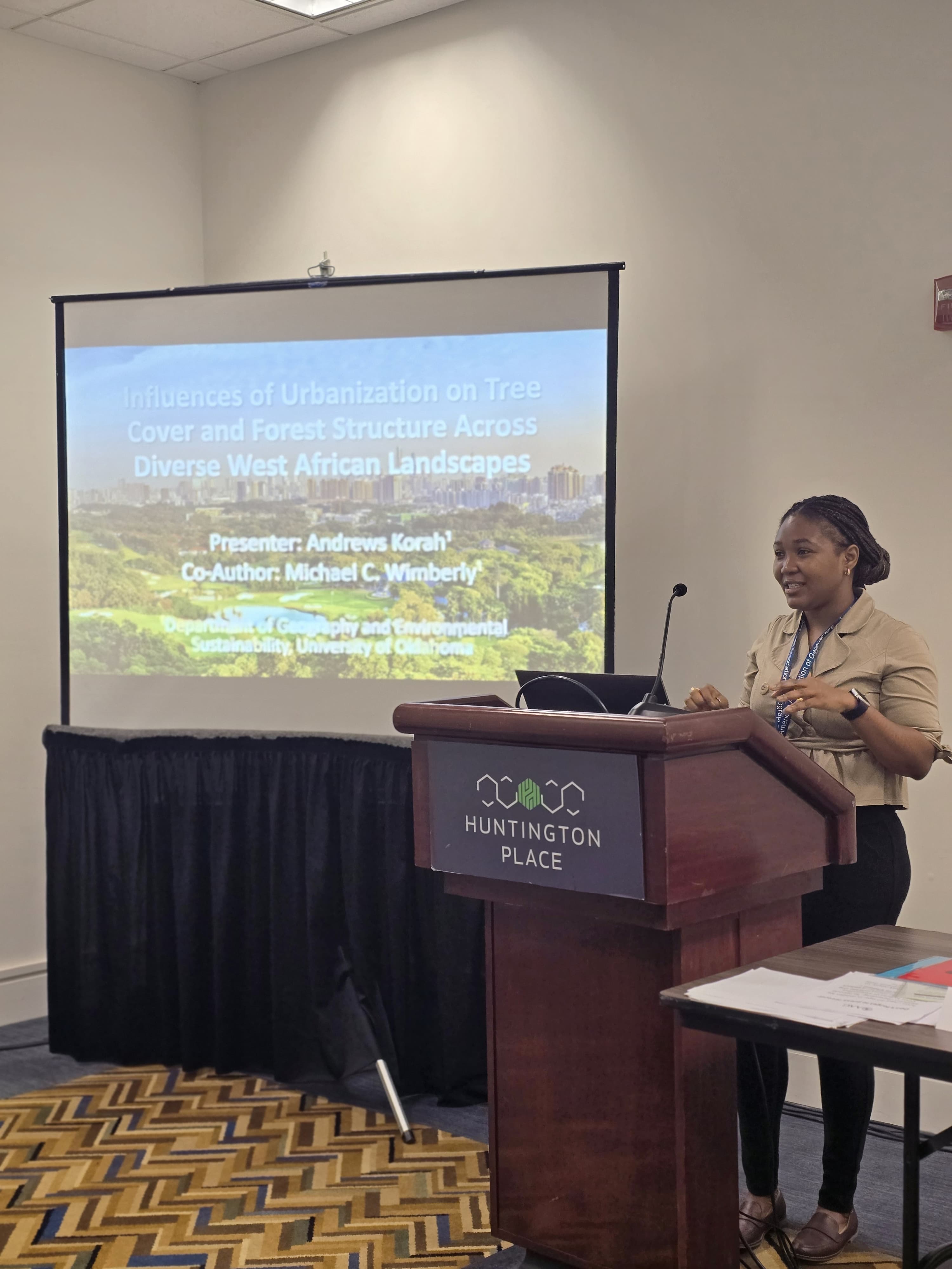 Chairing the Climate Session at the American Association of Geographers (AAG) Annual Meeting in Detroit.