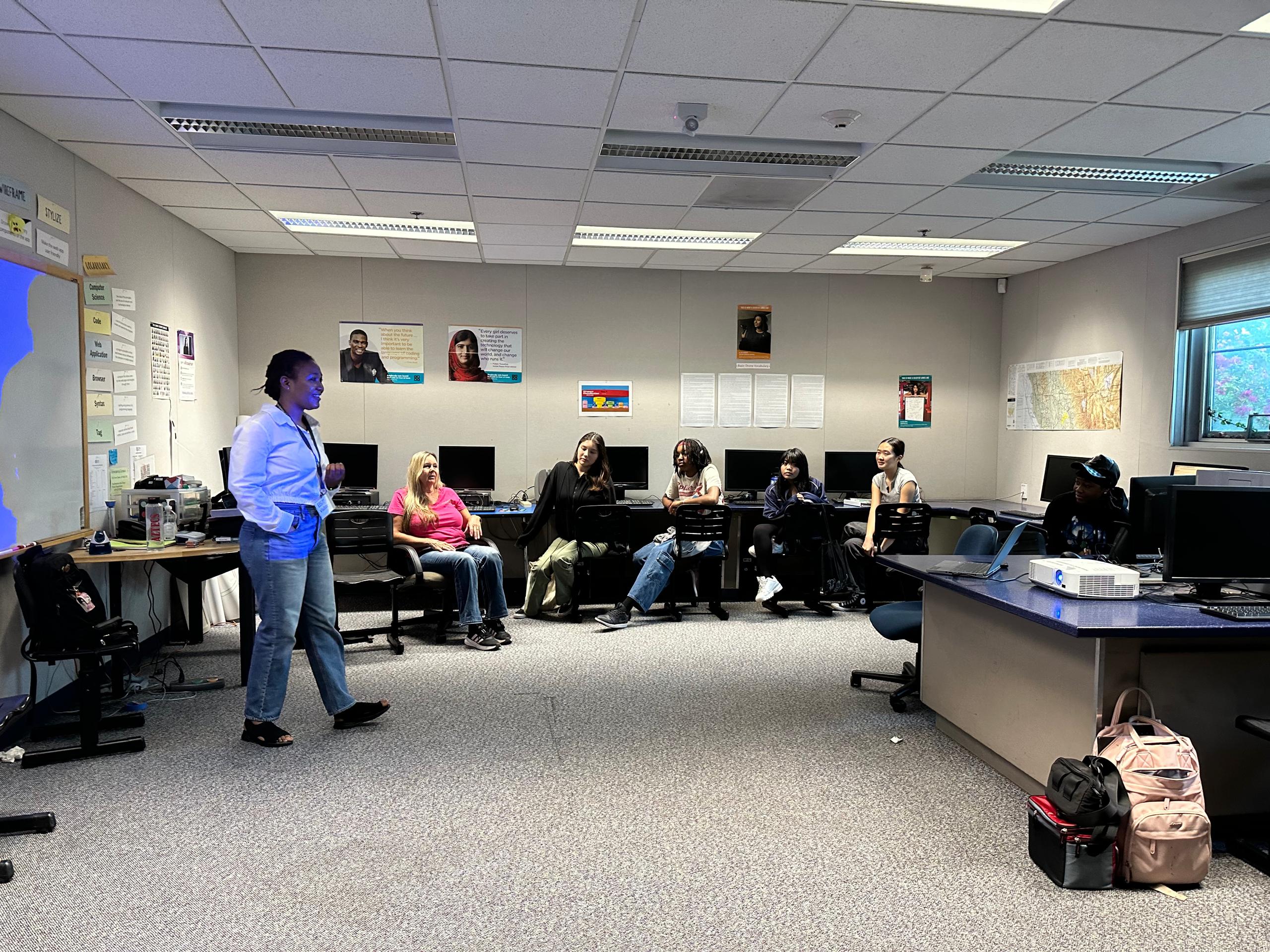 Empowering the next generation of STEM leaders: Mentoring the 'Girls Take Flight' 2024 cohort.