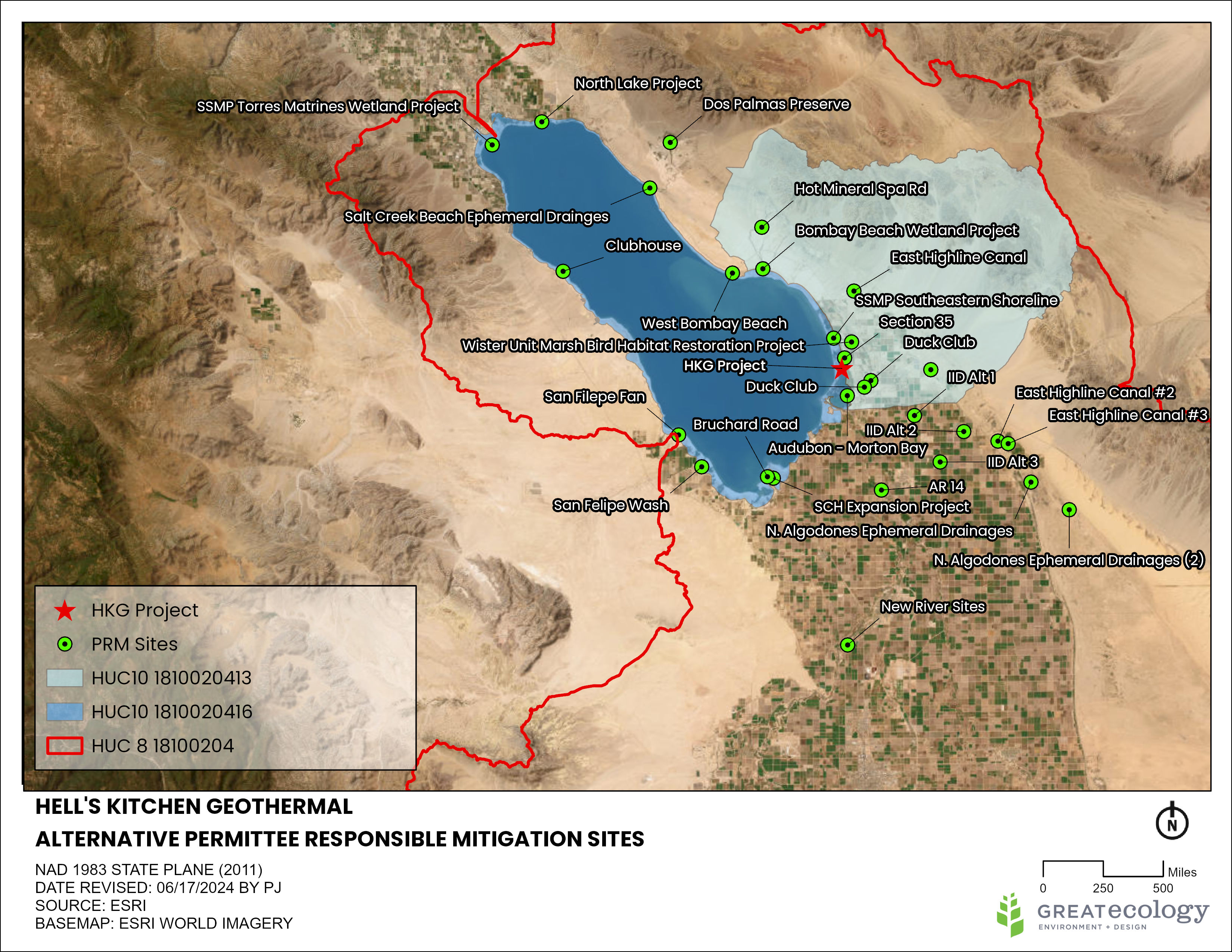 Hell's Kitchen Geothermal: Mitigation Site Analysis